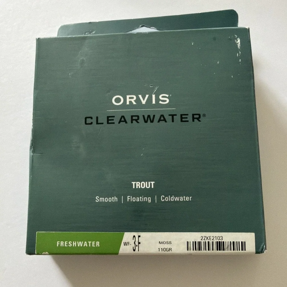 Orvis Clearwater Fly Line WF-3-F Moss 110GR Trout Floating Freshwater 2ZKE2103